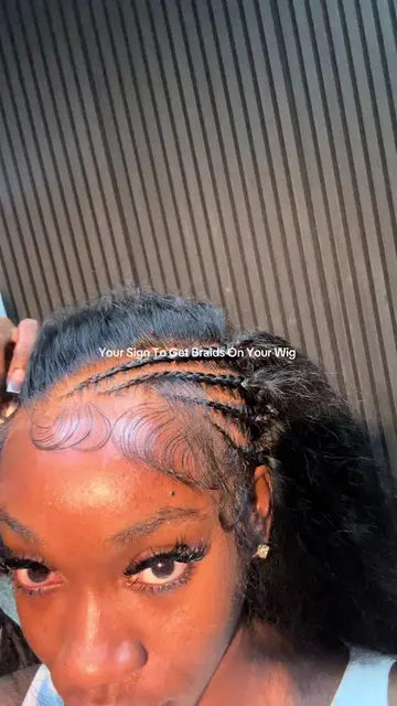First timer & I love it #wiginstall #braids 