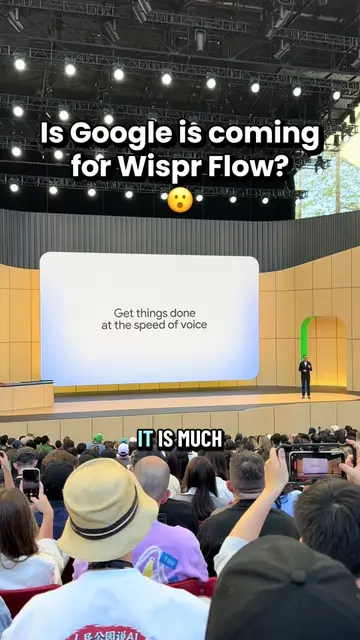 Is Google coming for Wispr Flow? Docs Live looks so cool. #googleio #google #goo