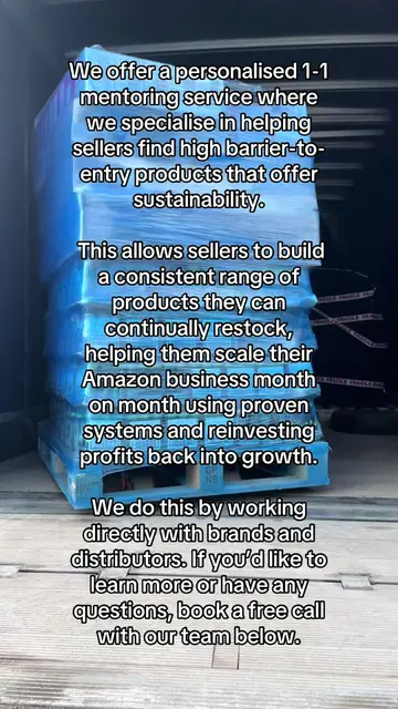 If you’re an Amazon seller wanting to scale, book a call! 📞 #amazonfba #amazons