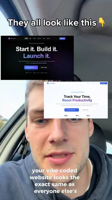There is a vibe coded website slop epidemic. PASTE THIS PROMPT BEFORE YOU BUILD 