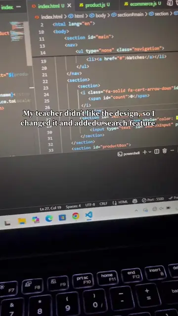 The Search feature is so cool😎, tho I prefer the old design to this. #javascrip