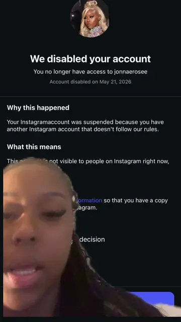 #instagramdown #instagramdisabledmyaccount #jonnaerosee 