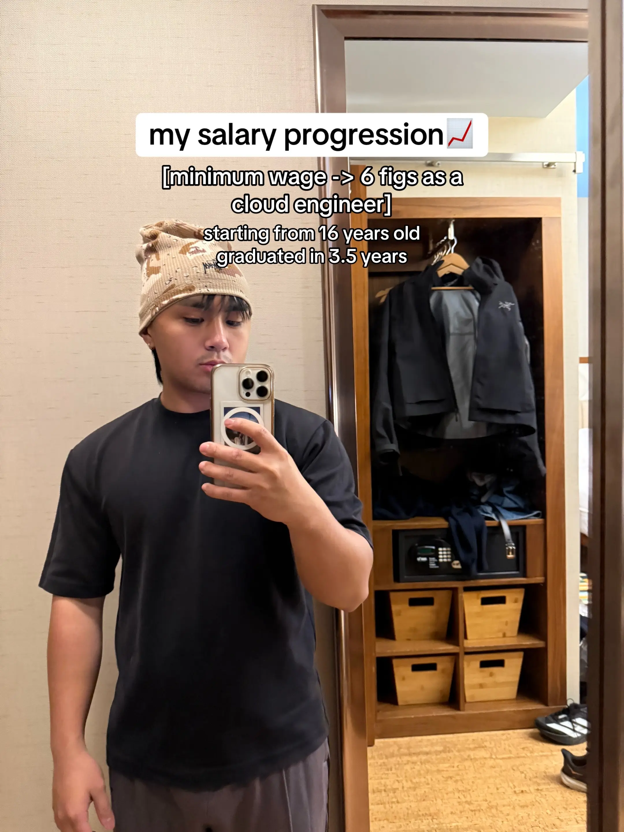 my salary progression from 16 years old to now #fyp #Tech #computerscience #job 