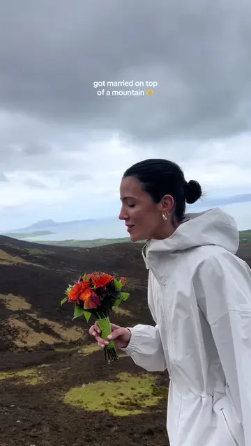 got married in a tiny chapel on top of the mountain next to my grandparents home
