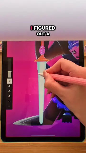 cheat code for content creators 🎨 take any illustration you already have, trace
