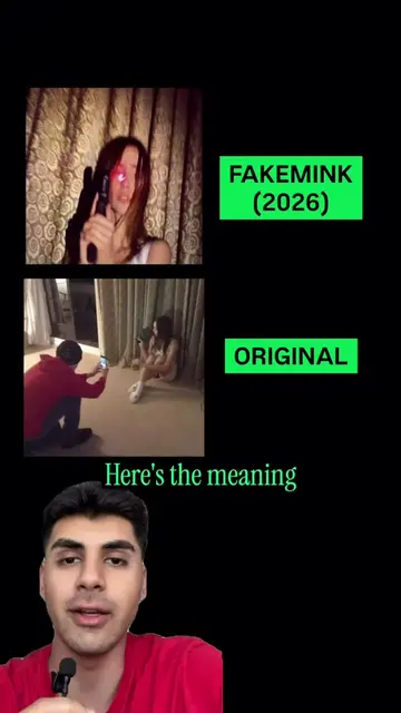 here's the meaning behind fakemink's album cover for terrified 😱   a laser sigh