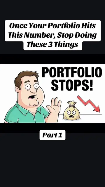 P.1 Once Your Portfolio Hits This Number, Stop Doing These 3 Things #finance #fi