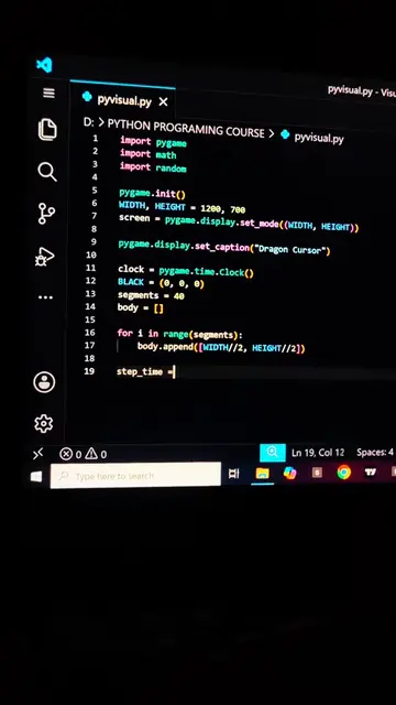 Bro really trained a dragon to follow the cursor 🐉#Foryou #foryoupage #coding #