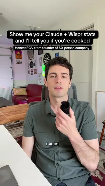 How I can tell if you’re cooked or not #Claude #ClaudeUsage #WisprFlow