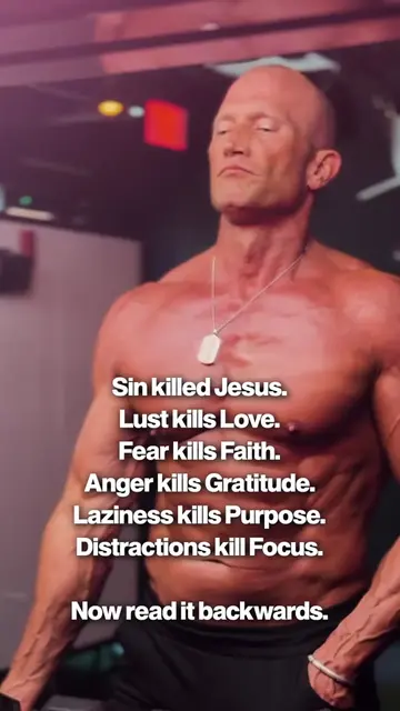 Sometimes we forget Jesus already killed off ALL our sin. A lot of us are still 