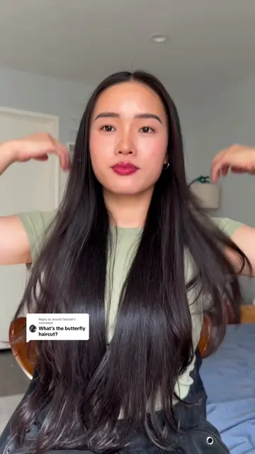 Replying to @Arnold Setiadi tried this butterfly haircut at home to get layers o