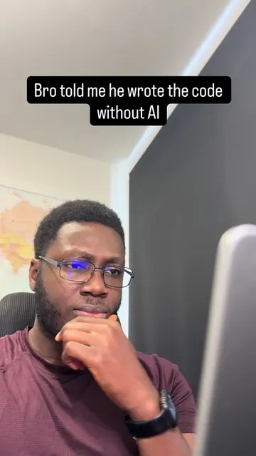 Bro is lying 🤔 #programmingmemes #codingmemes #techmemes #vibecoding 