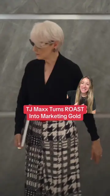 Obsessed with this TJ Maxx campaign and how they turned a little roast into a BI