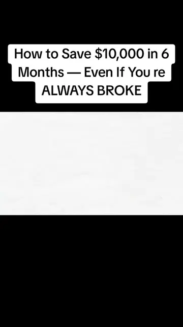 How to Save $10,000 in 6 Months — Even If You re ALWAYS BROKE #finance #moneytip