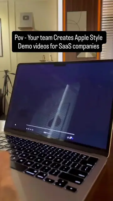 Pov - Your team Creates Apple Style Demo videos for SaaS companies #videoediting