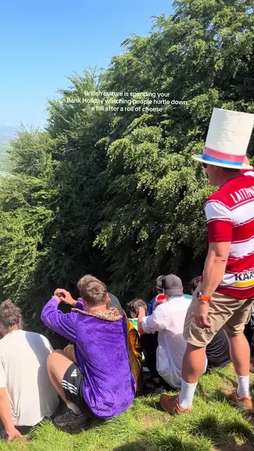 my bank holiday peaked when we got to see the Gloucestershire cheese-rolling on 