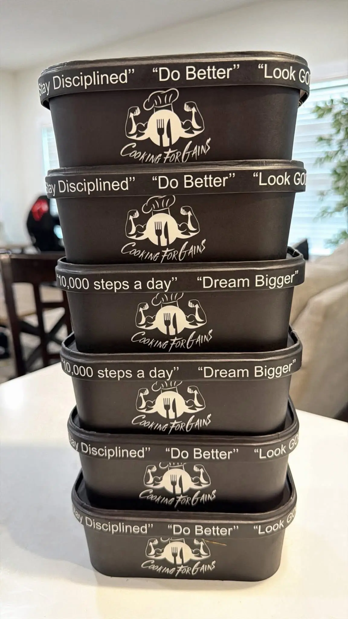My Cookingforgains mealprep containers and skillets are live #mealprep #gym #coo