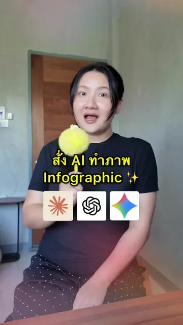 มาลอง สั่ง AI (Claude, ChatGPT, Gemini) ทำภาพ infographic