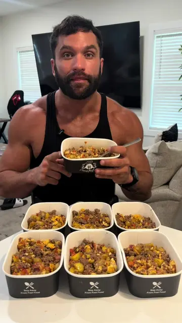 400 calories 50g protein 13.5g fats 15g carbs makes 7 preps  Great for a quick m