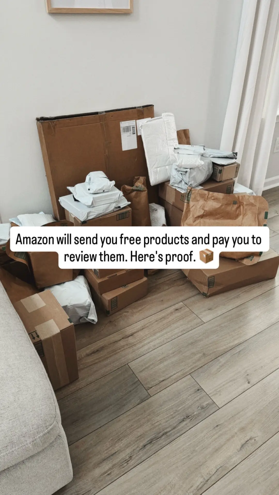 Amazon has a program that pays everyday people to make short video reviews of pr