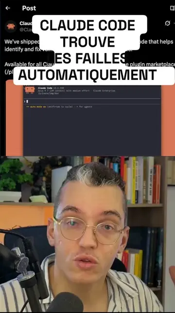 "C'est sécurisé de coder avec l'IA ?" Anthropic vient de sortir un plugin sécu g