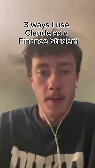 3 ways I use Claude as a Finance Student  #claude #financestudent #financemajor 