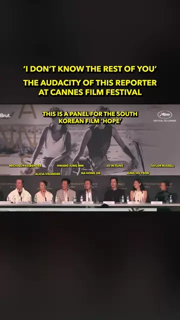 A journalist at the Cannes Film Festival is facing backlash after allegedly igno