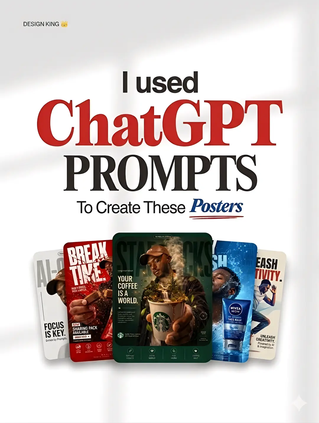 Using these Al prompts, I created: • Futuristic ad posters • Luxury sneaker camp