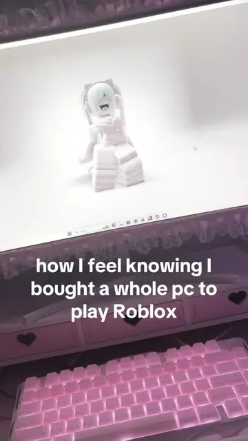 I still have to buy a mic and a monitor light😒 #fyp #roblox #GamingSetup #viral