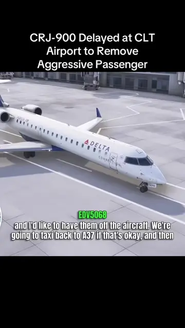 #CRJ #delayed #airport #Aggressive #Passenger 
