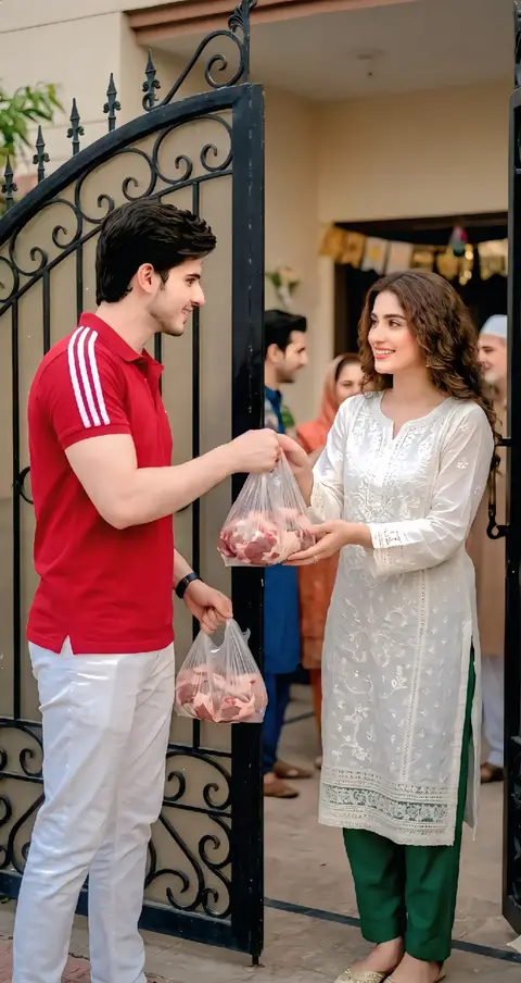 2ND DAY EID MUBARAK 🐏🐂🐑🐪🌷🌺" 𝐏𝐫𝐨𝐦𝐩𝐭: A cinematic, high-resolution 9:1