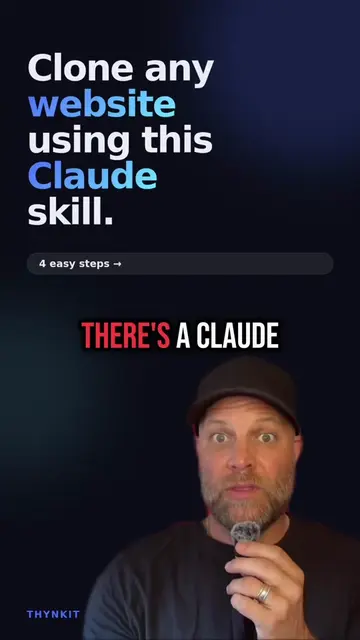 Clone any website in minutes — using just one URL and Claude. This trick lets yo
