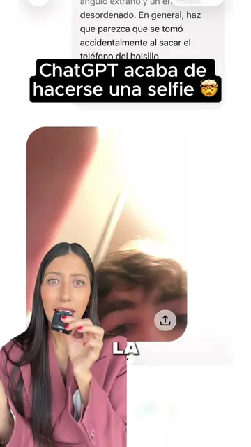 Ahora la gente le está pidiendo a ChatGPT que se tome una selfie y, literalmente