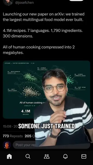 Someone trained AI on 4 millions food recipes and you should try it #aitools#gre