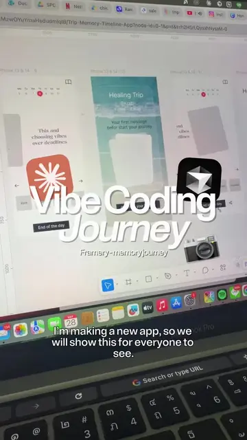Vibe coding journey is back 👩🏻‍💻✨ Currently building a new app from scratch a