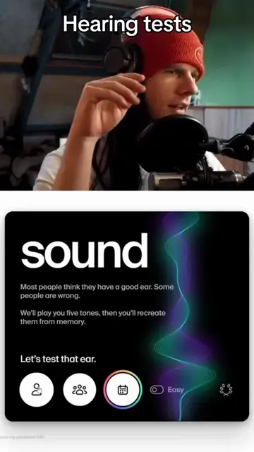 Swipe left to learn more about hearing tests #hearing #soundmemory #ears