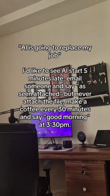 I like to see AI try to do that 🙂‍↔️ In all seriousness AI can automate some pr
