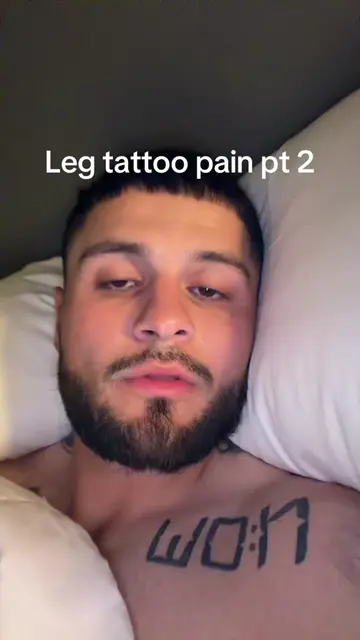 Wow i am absolutely testing my manhood right now  #tattootiktok #tattoos #legsle