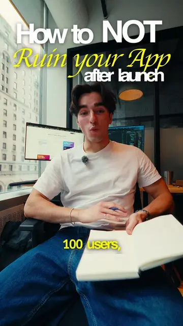 How to build an app that ACTUALLY works when users start using it. #app #vibecod