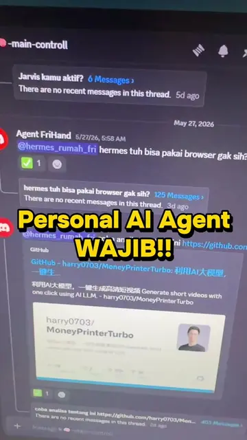 Perbandingan Install Repository Github Manual VS Personal AI Agent #ai #aiindone