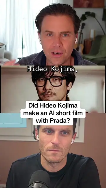 Did Hideo Kojima agree to be in an AI ad for Prada? He hasn’t said anything abou
