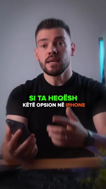 Si ta heqesh kete opsion ne iPhone ✅️ #iPhonetips #SajaniTips #SuperSajani #Saja