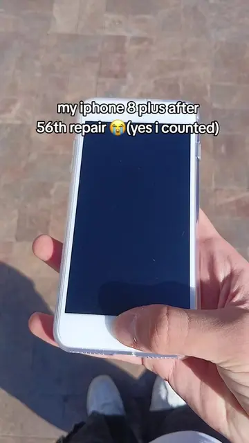 and the repair man always takes off the stickers😭 #Tech #techtok #apple #iphone