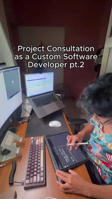 Two projects in one meeting 🫡 #dev #software #ai #solodev #client 