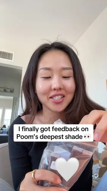 She tested our deepest shade and said... 👀 #deepskin #shades #foundation #kbeau