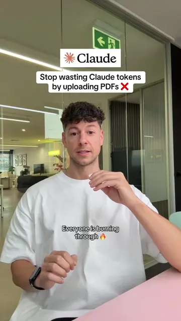 Save your Claude tokens by doing this simple file conversation from PDF to MD #c