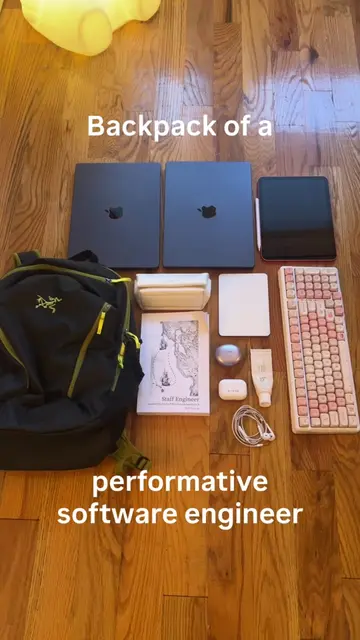 What is in my bag software eng edition inspired by javiercunat on ig  #Tech #com