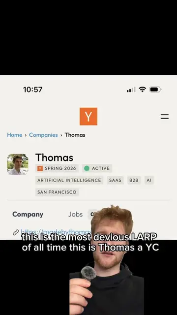 #aistartup #b2b #ycombinator #larp