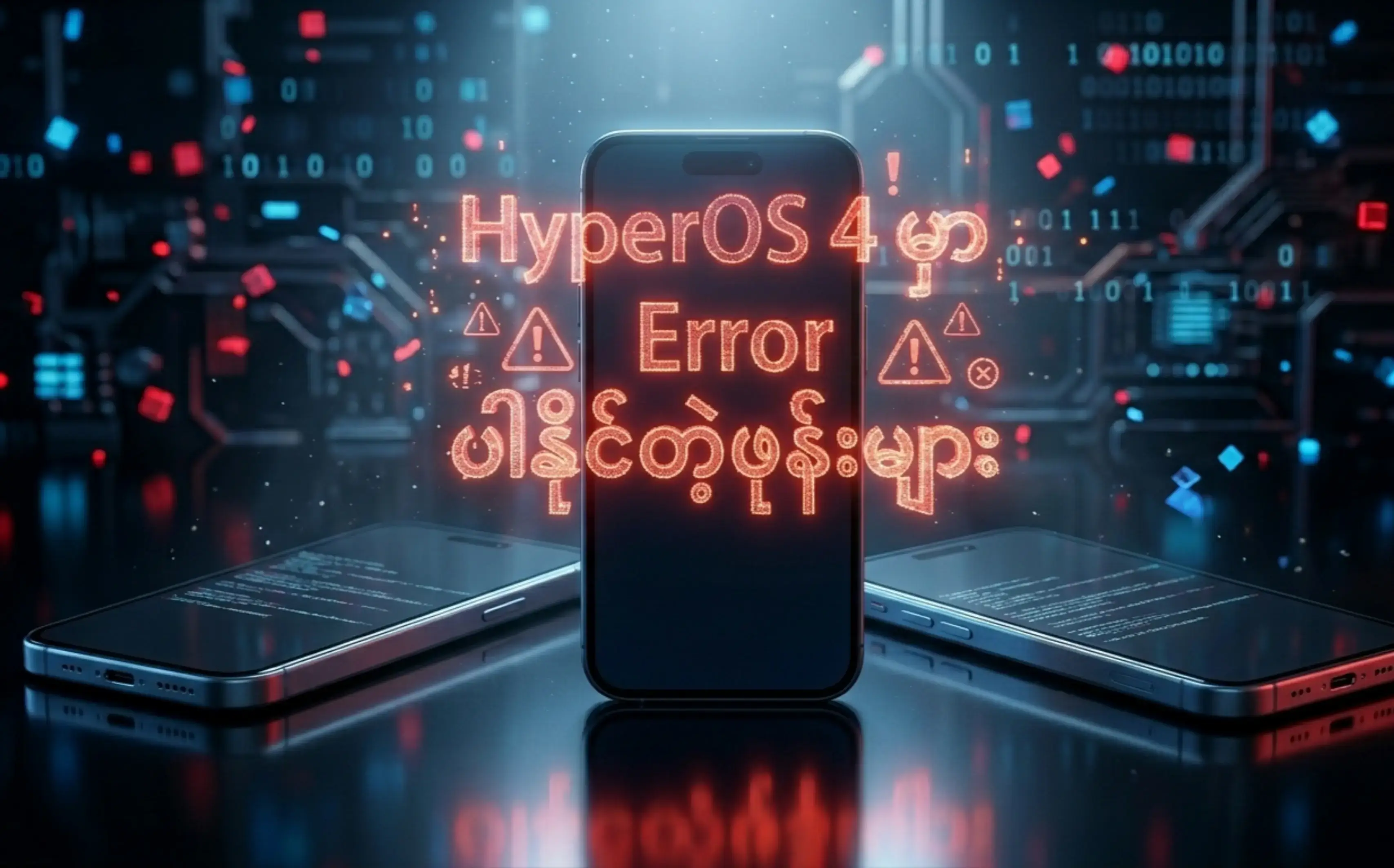 အရင် MIUI → HyperOS Update တွေမှာ ကြုံခဲ့ရတဲ့အတွေ့အကြုံအရ Error ပိုဖြစ်နိုင်တဲ့ 
