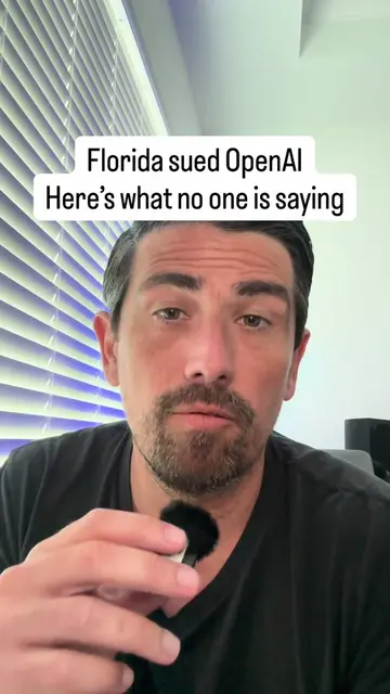 State of Florida sues OpenAI and goes after Sam Altman personally. Not only the 